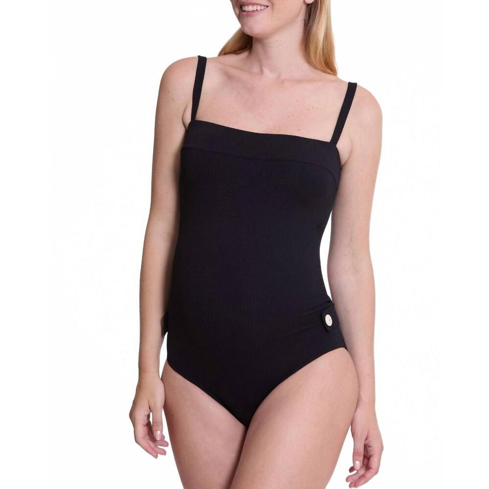 NEW CACHE COEUR lara maternity swimsuit in black
